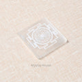 Shree Yantra Square Selenite Charging Plate - MystiqHouse