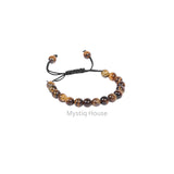 Tiger Eye Adjustable 8mm Bracelet - MystiqHouse