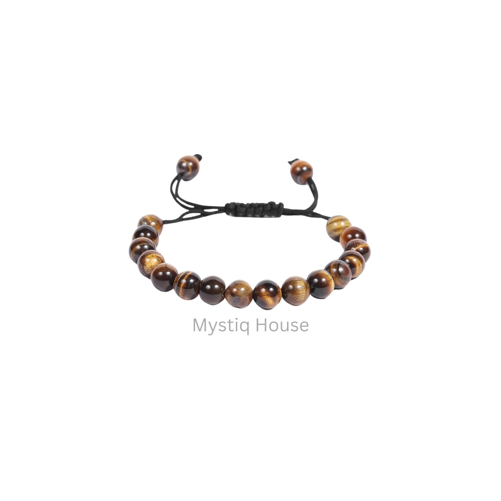 Tiger Eye Adjustable 8mm Bracelet - MystiqHouse
