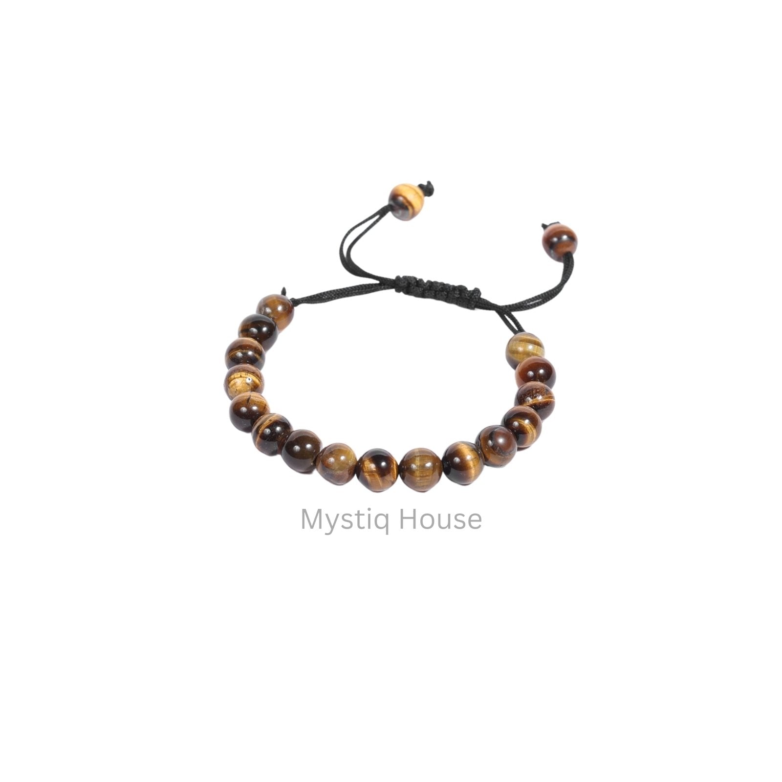 Tiger Eye Adjustable 8mm Bracelet - MystiqHouse