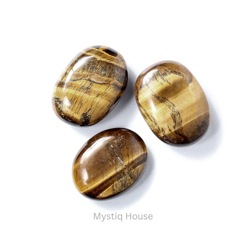 Tiger Eye Palm Stone - MystiqHouse