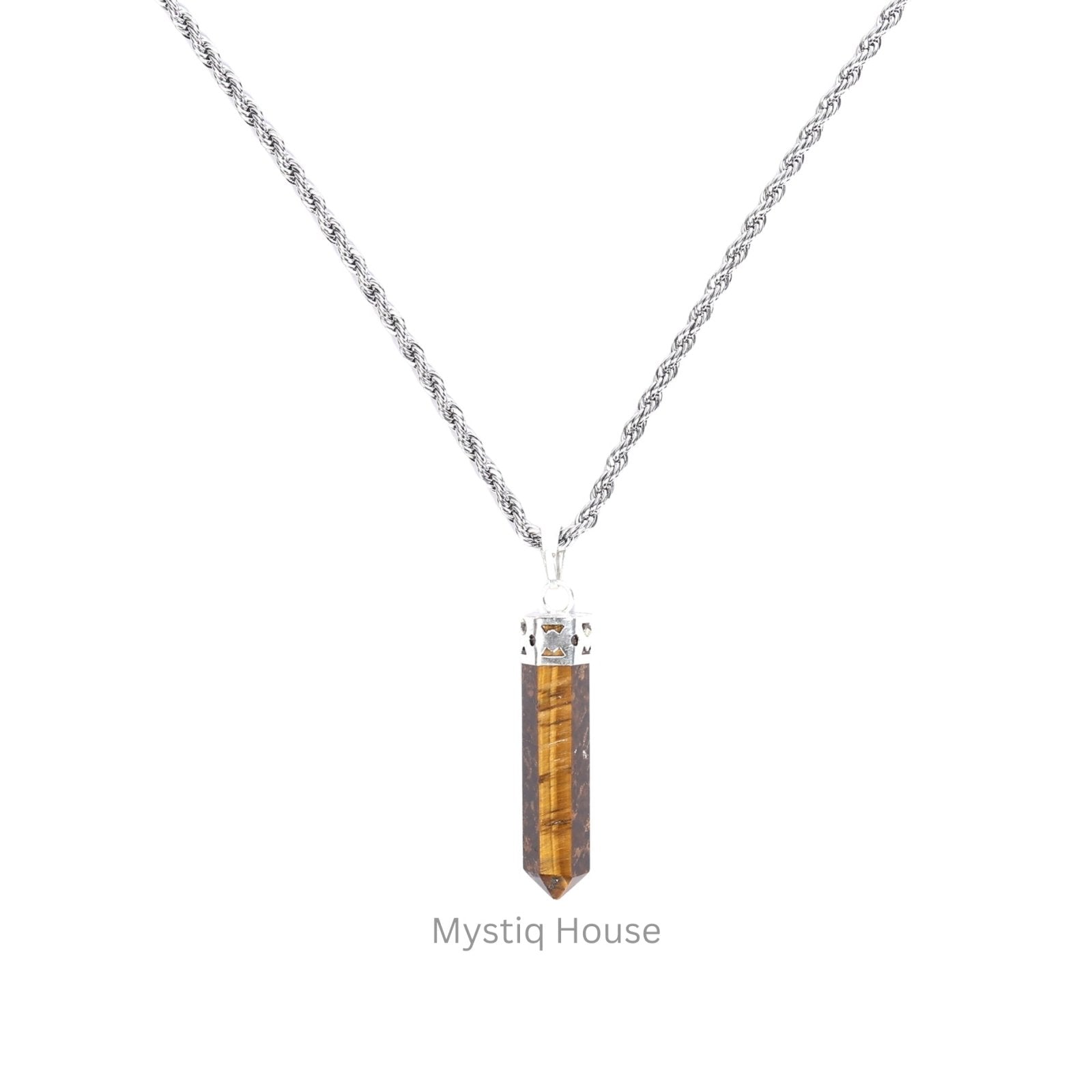 Tiger eye Pencil Pendant - MystiqHouse