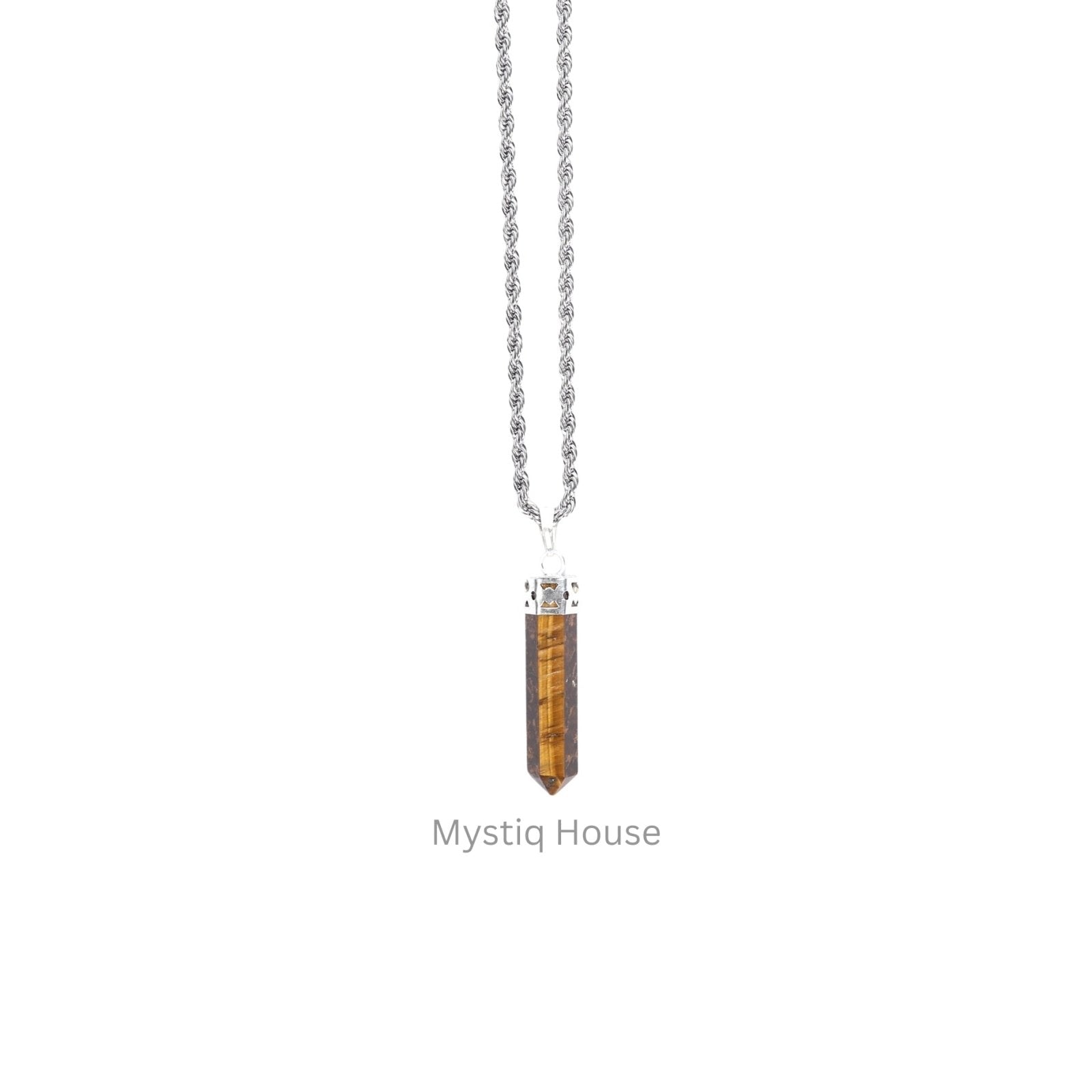 Tiger eye Pencil Pendant - MystiqHouse