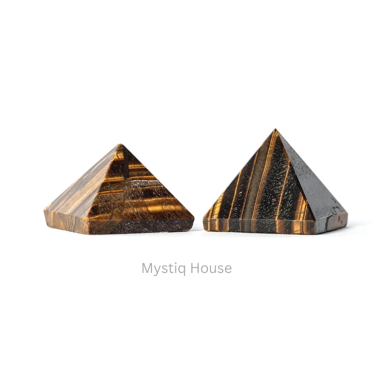 Tiger Eye Stone Pyramid - MystiqHouse