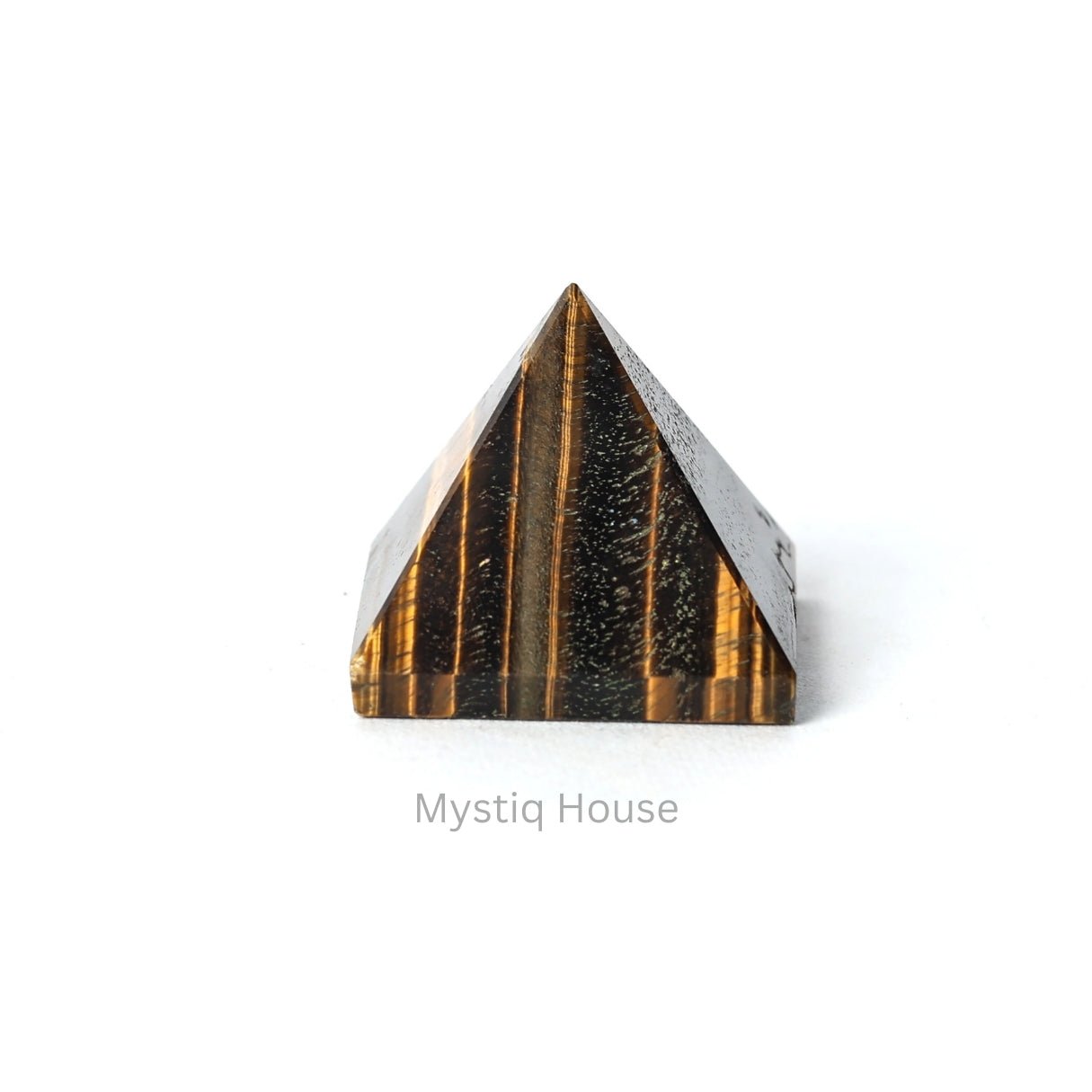 Tiger Eye Stone Pyramid - MystiqHouse