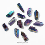 Titanium Aura Quartz Points - MystiqHouse