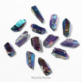 Titanium Aura Quartz Points - MystiqHouse