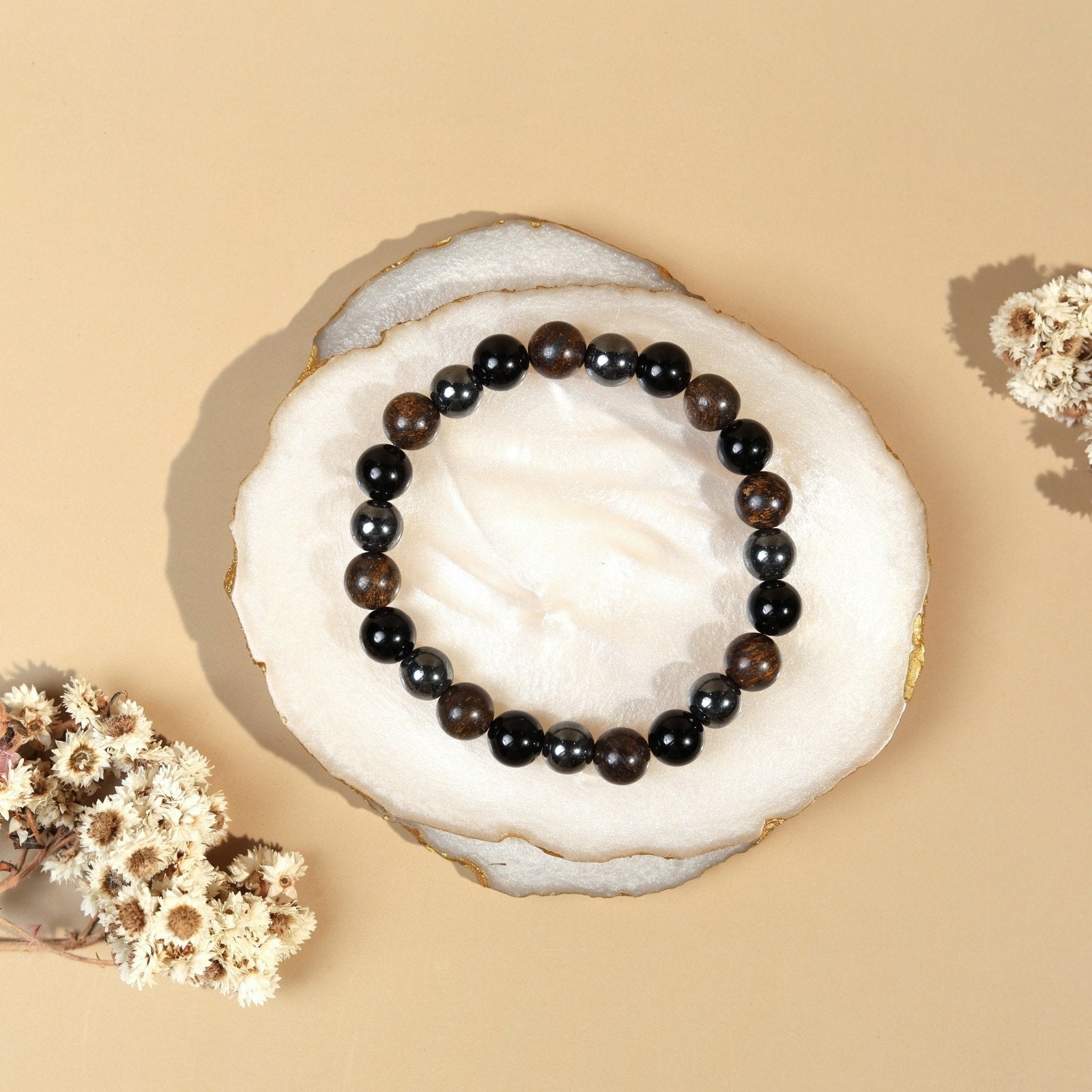 Triple Protection Bronzite 8mm Bracelet - MystiqHouse