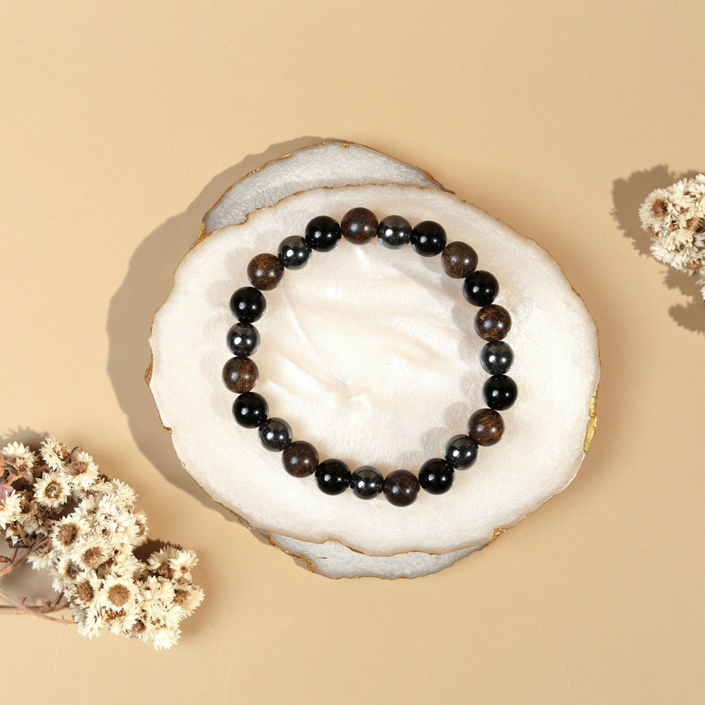 Triple Protection Bronzite 8mm Bracelet - MystiqHouse