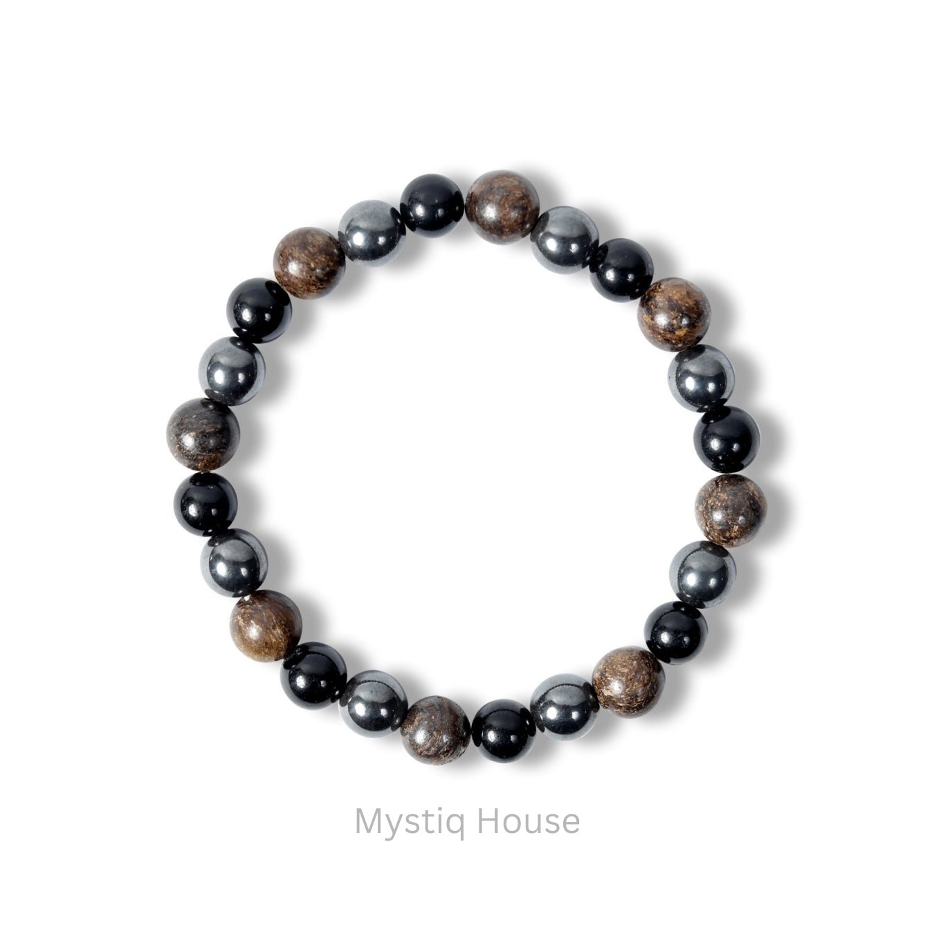 Triple Protection Bronzite 8mm Bracelet - MystiqHouse