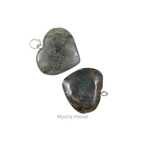 Labradorite Big Heart Pendant Img