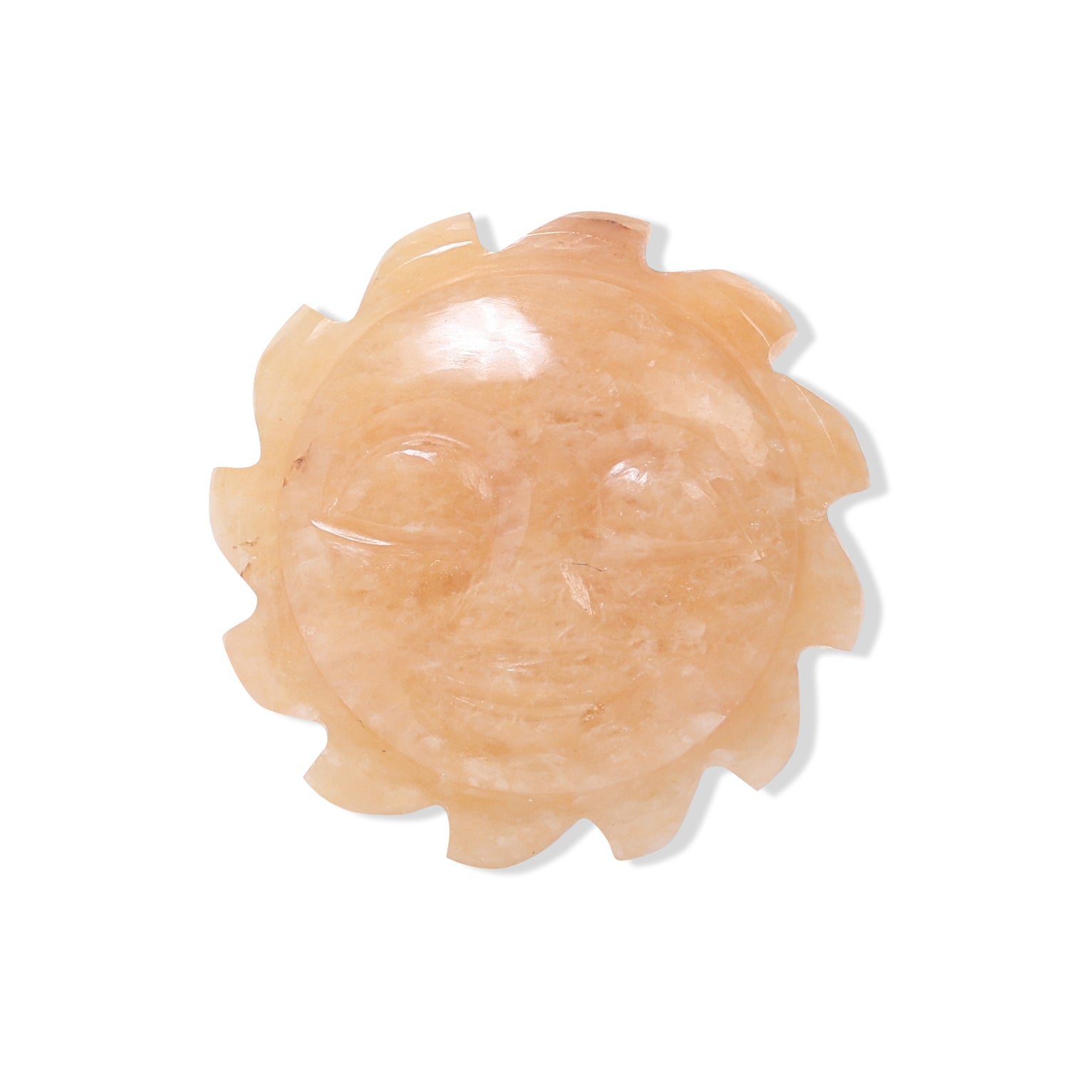 Yellow Calcite Sun Cabochon - MystiqHouse